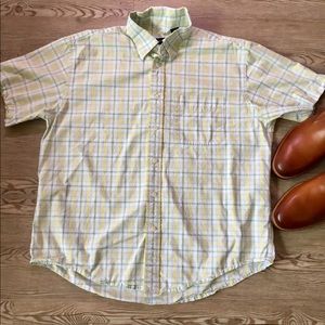 ❌❌SOLD❌❌ IZOD Yellow and light green button down shirt